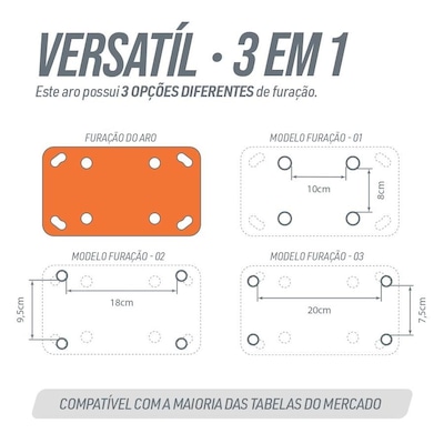 Aro Basquete Oficial Retrátil com Molas Pista e Campo - Par - Foto 2