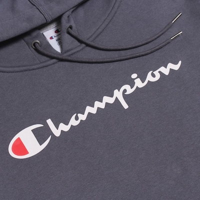 Blusão de Moletom com Capuz Champion Script Logo Print Tec Medio Gf89B Y06794 Brasil - Masculino - Foto 5
