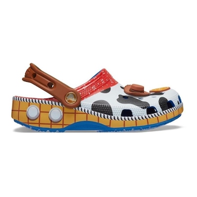 Sandália Crocs Classic Toy Story Woody Clog - Infantil - Foto 1