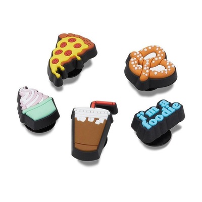 Kit Jibbitz? Crocs Comida é Vida Pack com 5 Peças - Foto 2