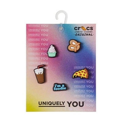 Kit Jibbitz? Crocs Comida é Vida Pack com 5 Peças - Foto 4