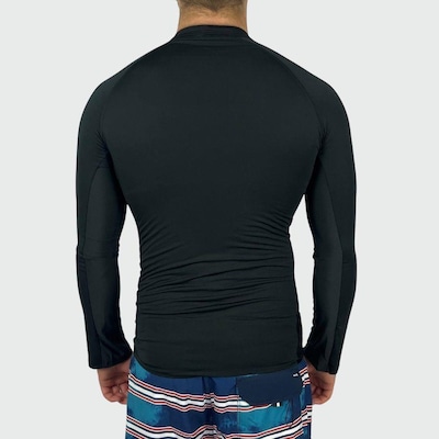 Camiseta Manga Longa Rusty Lycra Long Surf - Masculina - Foto 5