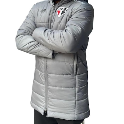 Jaqueta do São Paulo Parka Puffer New Balance - Masculina - Foto 4