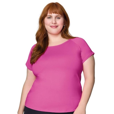 Camiseta Selene Dry Fit Plus Size - Feminina - Foto 1