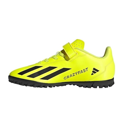 Chuteira Society adidas X Crazyfast Club H&Amp;L Tf J - Infantil - Foto 4