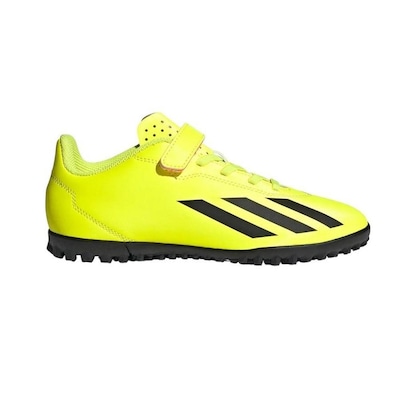 Chuteira Society adidas X Crazyfast Club H&Amp;L Tf J - Infantil - Foto 1
