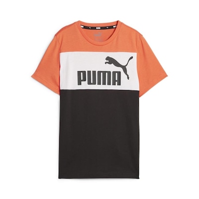 Camiseta Puma Essentials Plus Color Block - Infantil - Foto 1