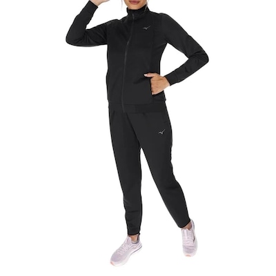 Conjunto de Agasalho Mizuno Basic Root - Feminino - Foto 1