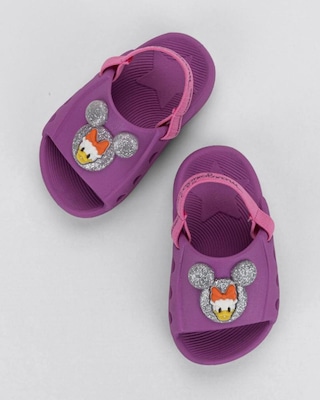 Chinelo Slide Infantil de Bebê Disney Queridos Grendene - Foto 4