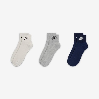 Meia Nike Everyday Essential - 3 Pares - Unissex - Foto 2