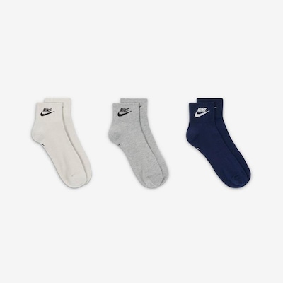 Meia Nike Everyday Essential - 3 Pares - Unissex - Foto 3