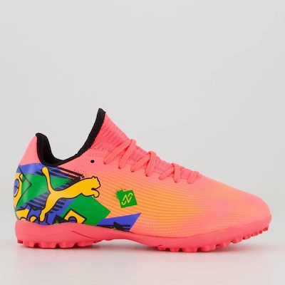 Chuteira Society Puma Future 7 Play Neymar Jr Infantil - Foto 1