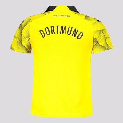 Camisa Borussia Dortmund Third 23/24 Puma - Infantil - Foto 2