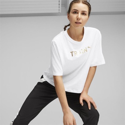 Camiseta Puma Train Graphic - Feminina - Foto 3