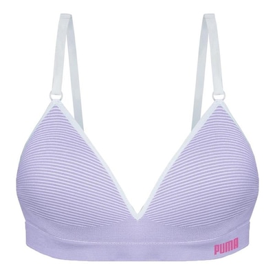 Kit de Sutiãs com Bojo Puma sem Costura - Adulto - 2 unidades - Foto 3