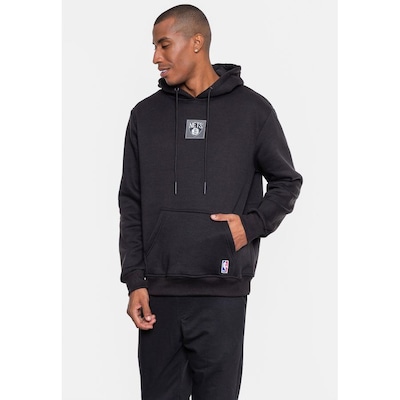 Blusão De Moletom Com Capuz NBA Fechado Brooklyn Nets - Masculino - Foto 4