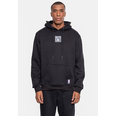 Blusão De Moletom Com Capuz NBA Fechado Brooklyn Nets - Masculino - Foto 1