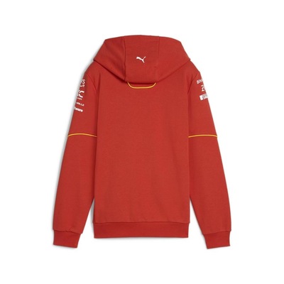 Blusão de Moletom com Capuz Puma Scuderia Ferrari 2024 Collection Team Kids - Infantil - Foto 2