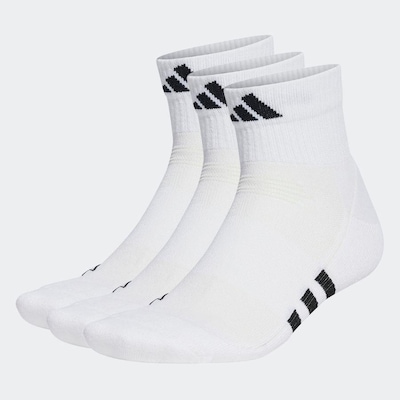 Kit de Meias Cano Médio adidas Cushioned Performance com 3 Pares - Adulto - Foto 2