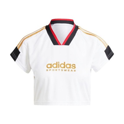 Blusa Cropped adidas Tiro Cut Três Listras - Feminina - Foto 1