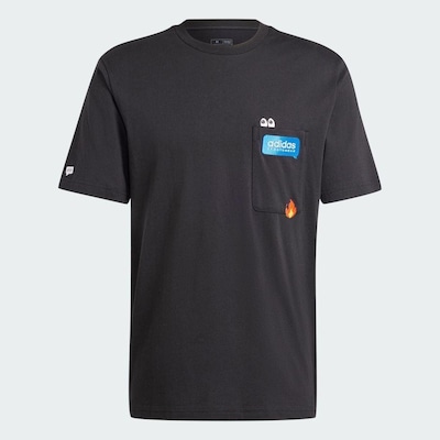 Camiseta adidas Estampada Remoji Pocket - Masculina - Foto 4