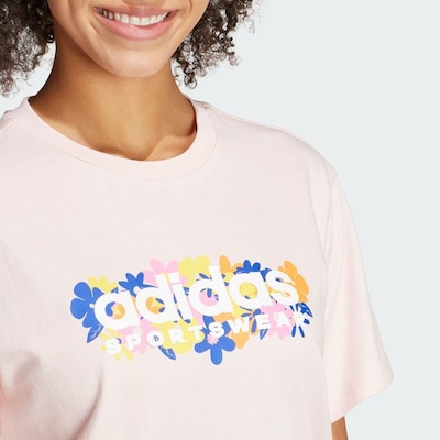 Camiseta adidas Estampada Soft Side 2.0 - Feminina - Foto 5