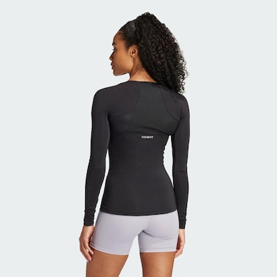 Camiseta adidas Manga Longa Techfit - Feminina - Foto 3