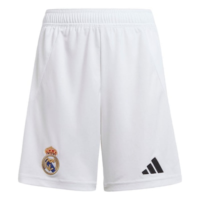 Calção 1 do Real Madrid 24/25 adidas - Infantil - Foto 1