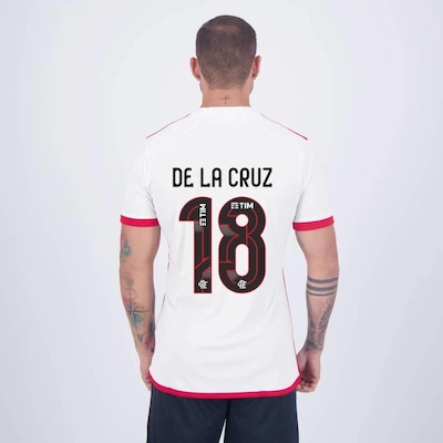 Camisa do Flamengo Ii 2024 18 de La Cruz - Masculina - Foto 2
