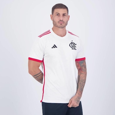 Camisa do Flamengo Ii 2024 adidas 4 Léo Pereira - Masculina - Foto 3