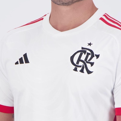 Camisa do Flamengo Ii 2024 adidas 4 Léo Pereira - Masculina - Foto 5