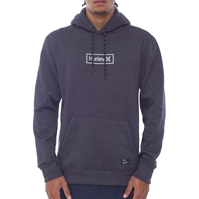 Blusão de Moletom Hurley Canguru Box - Masculino - Foto 1