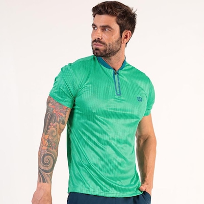 Camiseta Masculina Wilson Slam Zip - Foto 3