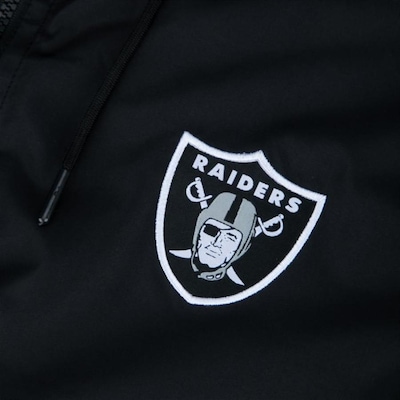 Jaqueta Corta Vento New Era Las Vegas Raiders Hiphop - Masculina - Foto 5