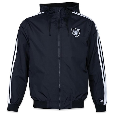 Jaqueta Corta Vento New Era Las Vegas Raiders Hiphop - Masculina - Foto 1