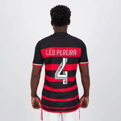 Camisa do Flamengo I 2024 adidas 4 Léo Pereira - Masculina - Foto 2