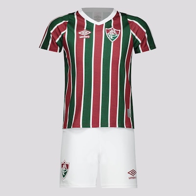 Conjunto do Fluminense I 2024 Umbro - Infantil - Foto 1