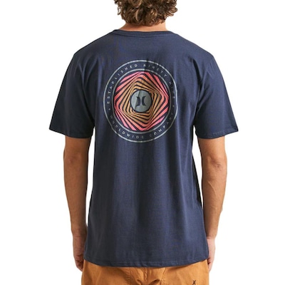 Camiseta Masculina Hurley Spiral - HURLEY - Masculino - Foto 2