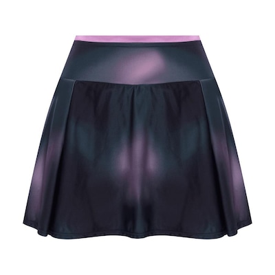 Shorts Saia Bodyforsure Estampado Sports Aurora - Feminino - Foto 6