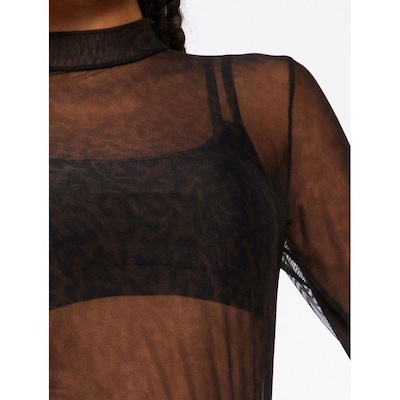 Camiseta Manga Longa Estampada  Glam - Bodyforsure - Foto 4