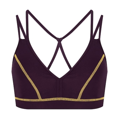 Top Bodyforsure Alça Cruzada Liso Light - Feminino - Foto 1