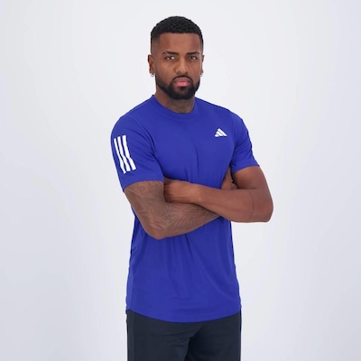 Camisa adidas Club 3 Listras - Masculina - Foto 2