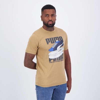Camiseta Puma Graphics Sneaker Layers - Masculina - Foto 2