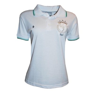 Camisa Polo Liga Retrô Wimbledon 1964 - Feminina - Foto 1