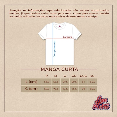 Camisa do Comercial 1958 Liga Retrô - Masculina - Foto 5