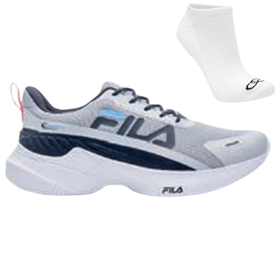 TÊNIS FILA PROGRESS LITE + PAR DE MEIA - MASCULINO - Foto 1