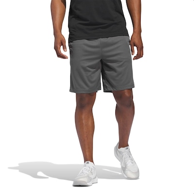 Shorts adidas Malha 3-Stripes Aeroready - Masculino - Foto 1