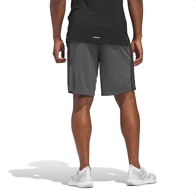 Shorts adidas Malha 3-Stripes Aeroready - Masculino - Foto 2