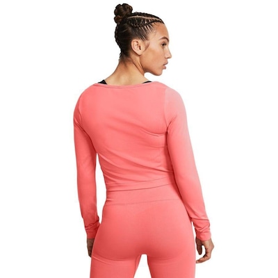 Camiseta Manga Longa de Treino Under Armour Vanish Seamless - Feminina - Foto 4