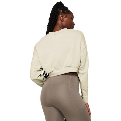 Blusão Cropped de Moletom Under Armour Rival Terry Oversized - Feminino - Foto 2